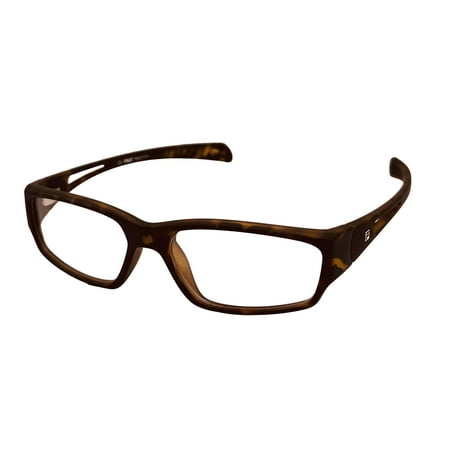 Fila Mens Matte Plastic Rectangle Eyeglass Frames F003 Tortoise 55mm