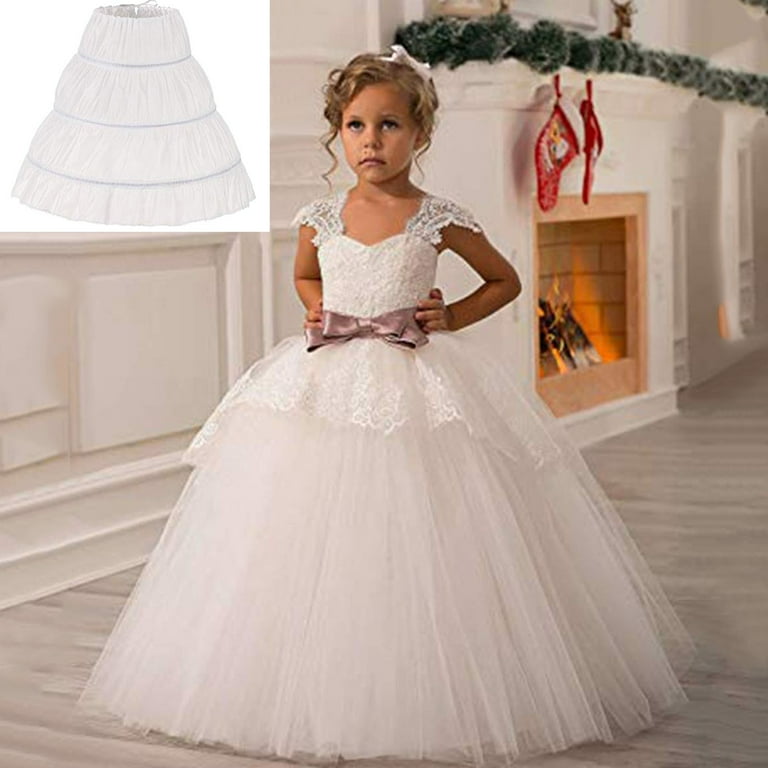 children petticoat party dress Child Petticoat P8-3