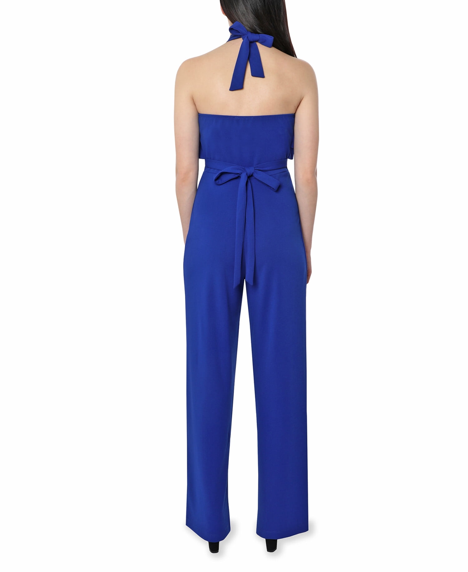 Dressbarn Women S Royal Bebe Halter Jumpsuit Dress 10 Walmart Com Walmart Com