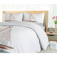thumbnail image 5 of Ambesonne Saying Duvet Cover Set, Sailing Theme Boat Waves, 2-Calking, Cinnamon Pale Blue, 5 of 7