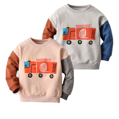 US Newborn Toddler Baby Girl Boy Winter Warm Clothes Tops Sweatshirt Pullover - image 1 of 5