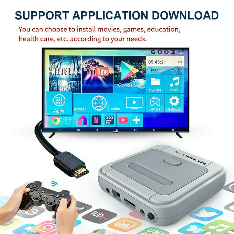 Onemayship Retro Game Console 256GB, Super Console X PRO Built in 50,000+  Games, Video Game Console Systems for 4K TV HD/AV Output, Dual Systems,  Compatible with PS1/PSP/MAME/ATARI - Walmart.com