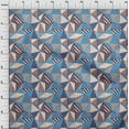thumbnail image 4 of oneOone Georgette Viscose Navy Blue Fabric Check Patchwork Sewing Material Print Fabric By The Yard 42 Inch Wide, 4 of 5
