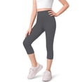 thumbnail image 3 of Sweet Hearts 3-Pack Girls Capri Leggings- Elastic Waist Capris for Girls Pants Tween Girls Clothes Clothing Made in USA, 3 of 6