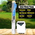 thumbnail image 2 of Miumaeov 3" DC Solar Well Pump 400W Submersible MPPT Controller Deep Bore Water Pump Kit, 2 of 12