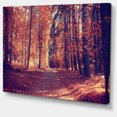 thumbnail image 2 of Bois Épais dans Forêt d'Automne Colorée - Art Moderne sur Toile, 2 of 4