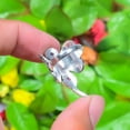 thumbnail image 3 of Natural Pink Chalcedony Gemstone 925 Sterling Silver Gift Ring Size 6, 3 of 3