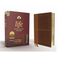 thumbnail image 1 of Zondervan 138363 NIV Life Application Study Bible - Third Edition, Tan & Brown Leathersoft, 1 of 2
