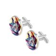 thumbnail image 2 of Rhino Elegant Cufflinks Set for Men, Stainless Steel, for Formal Attire, Weddings and Business Meetings, 2 of 6
