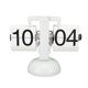 thumbnail image 2 of Reloj con tapa, gran número, funciona con pilas, de acero inoxidable 304, de mesa, retro, para oficina en casa, 24 horas, todo blanco, 2 of 5