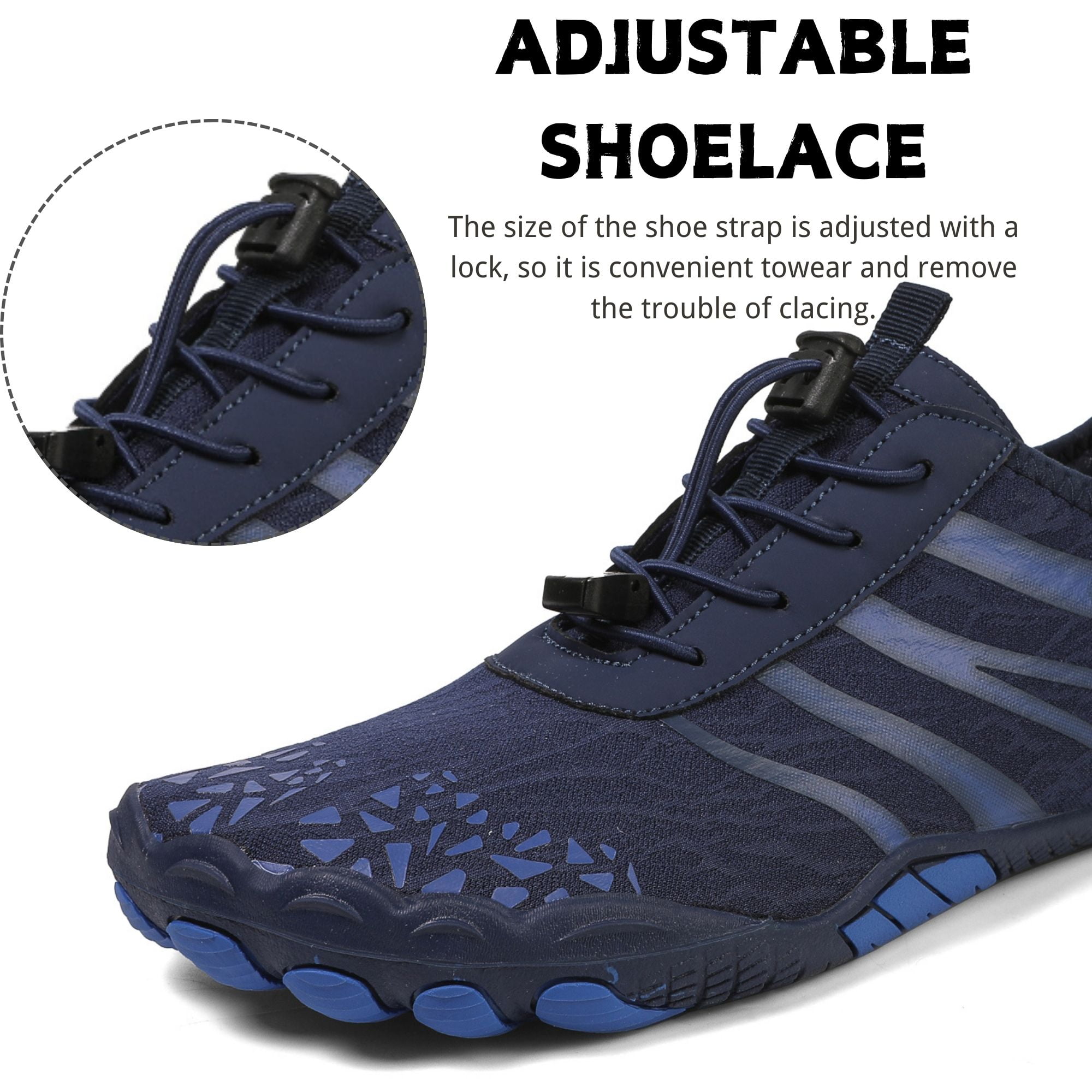 BERANMEY Women's Lightweight Sport Barefoot Shoes Non-slip Breathable Footwear Water Shoes for Womens & Mens Athletic Hike Wide Toe Box Shoes Outdoor Swim Beach