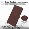 thumbnail image 5 of Dteck for Google Pixel 8 Wallet Case with Card Holder, Magnetic Shockproof Drop Protection Retro Flip Retro PU Leather Business Kickstand Cover for Men Women,blue, 5 of 8