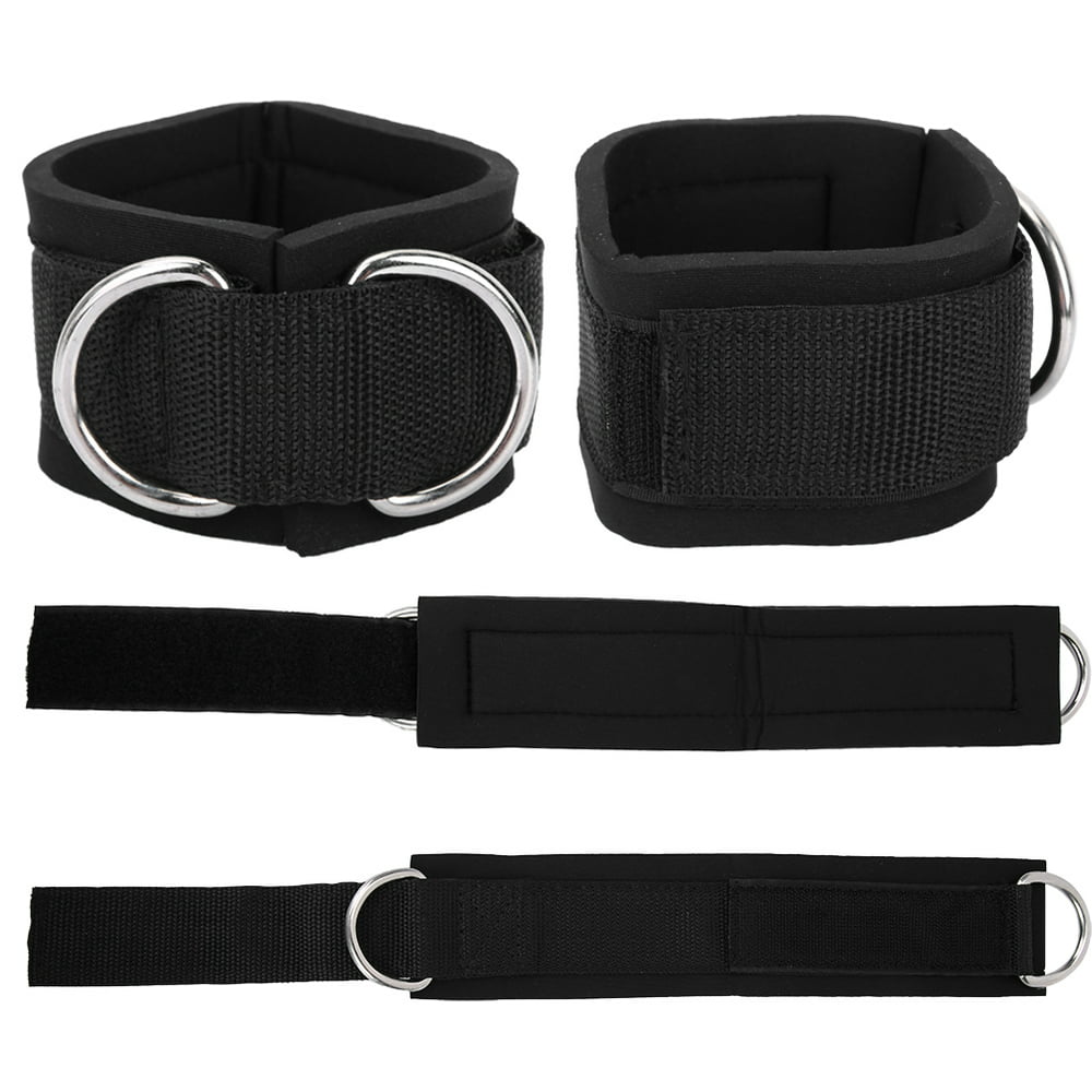 Mgaxyff Gym Ankle Strap1 Pair Fitness Ankle Straps Double D Ring Ankle 