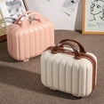 Portable Mini Luggage Candy Color Handheld Suitcase Wearresisting 14