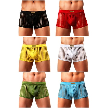 

Arjen Kroos Men s Underwear Breathable Mesh Boxer Briefs Trunks