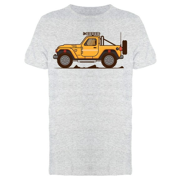 Vintage Offroad Car T-Shirt Men -Image by Shutterstock, Male x-Large