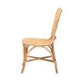 thumbnail image 4 of bali & pari Irene Modern Bohemian Natural Rattan Dining Chair, 4 of 10
