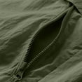 thumbnail image 4 of Raincoat for Men Waterproof with Hood Mens Rain Jacket Windbreaker Jackets Rain Coat Big and Tall Size M-5XL Army Green, 4 of 4