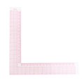 thumbnail image 2 of Sewing Ruler, Light and Practical Tool for Tailor, Clear Line Details, Multi Function Cutting Plate Design, Sewing Tools and Accessory, Plastic, Red and White,, 2 of 7