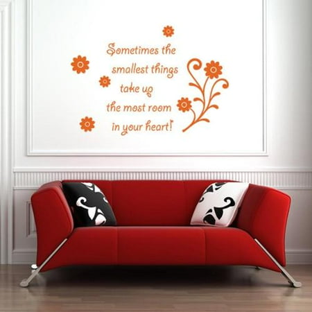 style and apply smallest things vinyl wall art decal quotes and
