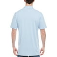 thumbnail image 2 of Peter Millar mens  Grace Performance Mesh Polo Shirt, XL, Blue, 2 of 3