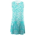 thumbnail image 5 of POTETI Summer Dresses for Women Casual Sleeveless Womens Mini Dresses Tank Crew Neck Boho Mini Beach Sundresses, 5 of 5