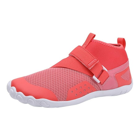 Fauean Shoes for Women Sneakers Light Swimming Shoes Beach Yoga Casual Shoes Going Out Hot Pink Size 38