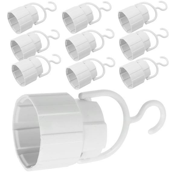 Hemoton  10 Pcs Rechargeable Light Bulbs Holder Socket Plug Emergency