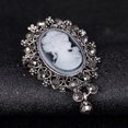 thumbnail image 3 of ESTONE Lady Vintage Cameo Victorian Style Wedding Party Women Pendant Brooch Pin, 3 of 13