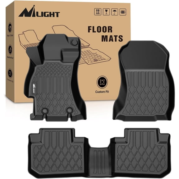Nilight Floor Mats for Subaru Forester 2014 2015 2016 2017 2018 All Weather Custom Fit Heavy Duty Floor Liners