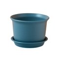 thumbnail image 2 of jiaroswwei 1 Set More Thicken Flowerpot Reliable Resin Creative Ripple Pattern Flower Planter for Home, 2 of 8