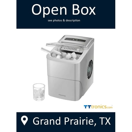 Insignia - 26-Lb. Portable Ice Maker -Silver