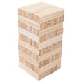 thumbnail image 2 of Juego de bloques de torre de 100 piezas, juego apilable para niños, novedad, juego de torre de caída, juego de construcción de madera para fiesta,, 2 of 7