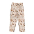 thumbnail image 5 of Goofa Dancing Cowboy Skeleton Printed Soft Pajama Pants for Women, Wide Leg Comfy Casual Lounge Yoga Pants-X-Large, 5 of 9