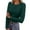 Dark Green, variant on HOWPAY Long Sleeve Shirts for Women Casual Round Neck Basic Tight Blouse Lightweight Solid Color Slim Fit Layering Tee Shirts Soft Stretchy Fall Clothes Beige L