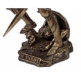 thumbnail image 3 of Studio Collection St. Michael with Sword and Shield - 9" Tall - Bronze Color, 3 of 6
