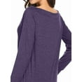 thumbnail image 6 of Women'S Long Sleeve Boat Neck Off Shoulder Blouse Tops  XL, 6 of 7