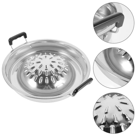 LEORX Grilling Pan Grilling Pan Silver 1Set
