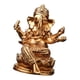 thumbnail image 5 of Estatua de Ganesha, adorno artesanal de Buda, escultura para estantería, sala de yoga Oro 85 x 7 x 105 cm, 5 of 9