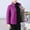 Purple, variant on Women's Oversized Polars Fleece Jackets Fashion Solid Casual Winter Warm Coats Full Zipper Stand Collar Jacket Fuzzy Sherpa Long Sleeve Outwears