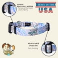 thumbnail image 7 of Country Brook Petz® Blue Peonies Everyday Dog Collar, Medium, 7 of 7
