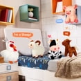 thumbnail image 3 of Juego de animales de granja de peluche Skylety de 10 pulgadas para niños, paquete de 5, 3 of 7