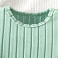 thumbnail image 4 of LIJCC Toddler Baby Girl Long Sleeve Dress Girls Ribbed Knit Sweater Dresses Solid Color Textured Kids Swing Holiday Clothes Fall Winter Fashion Clothes, 4 of 9