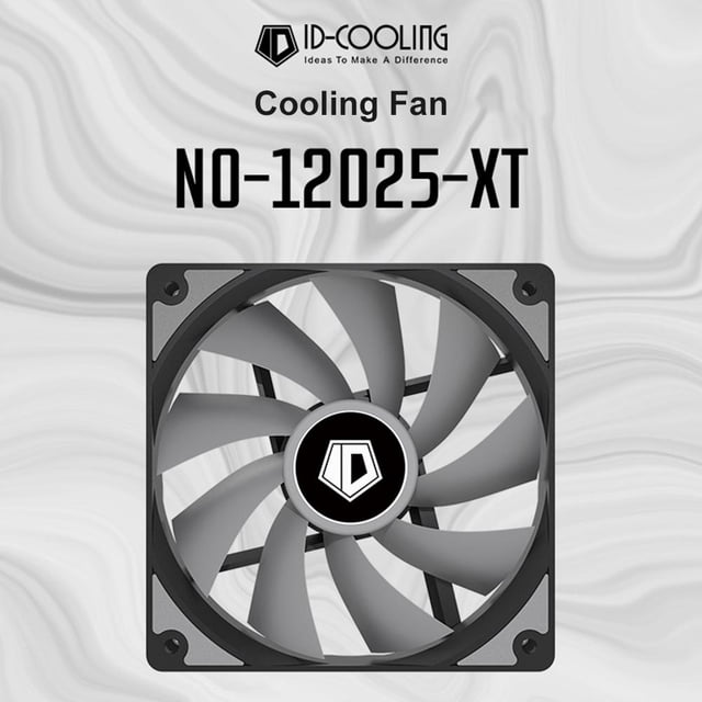 ID-COOLING 120mm CPU Cooler DC 12V 1800RPM PC Case Radiador Ventilador de refrigeración de aire