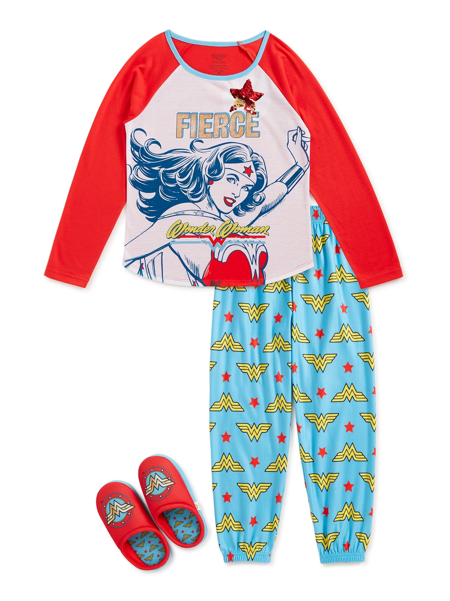 wonder woman baby pajamas
