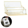 thumbnail image 1 of Desktop Business Card Holder Display Organizer Storage Business Card Box 11x7x7cm, 1 of 8