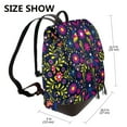 thumbnail image 2 of Lsque Colorful Mexican Pattern Womens Backpack Purse Leather Backpack Purse for Women Travel Fashion Backpack Designer Ladies Shoulder Bags, 2 of 4