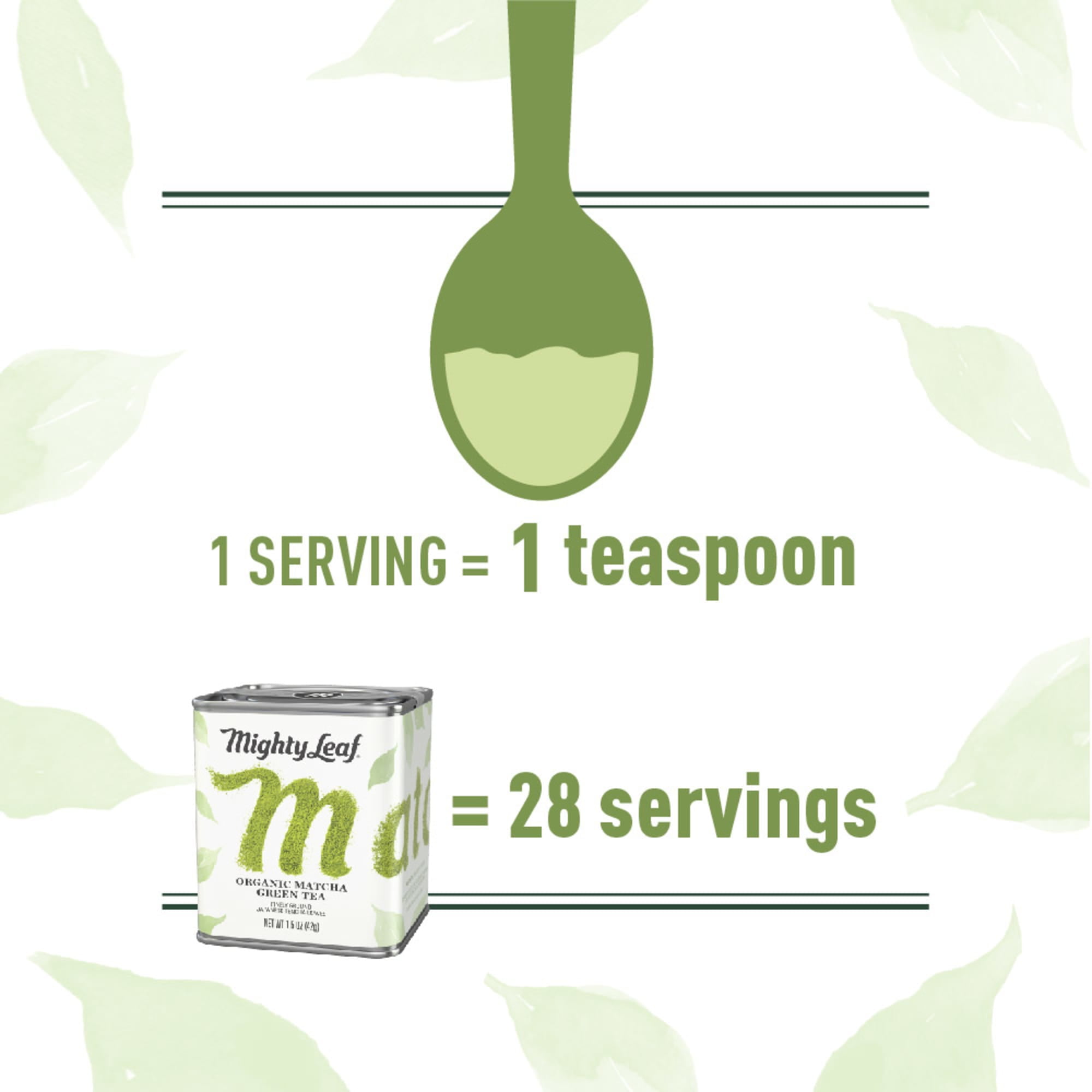 Mighty Leaf Tea Organic Japanese Matcha Green Tea Powdered Tea Mix, 1.5 oz