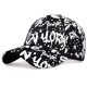 thumbnail image 2 of Gorra de béisbol con estampado de grafiti para hombre y mujer, gorro de algodón con letras estampadas, estilo hip hop, informal, para deportes al aire libre, 2020 Fivean unisex, 2 of 2