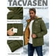 thumbnail image 4 of Kalauyu Mens Jackets with Hoode Parka Fleece Liner Coats Windproof Winter Raincoat Multi Pockets, 4 of 8